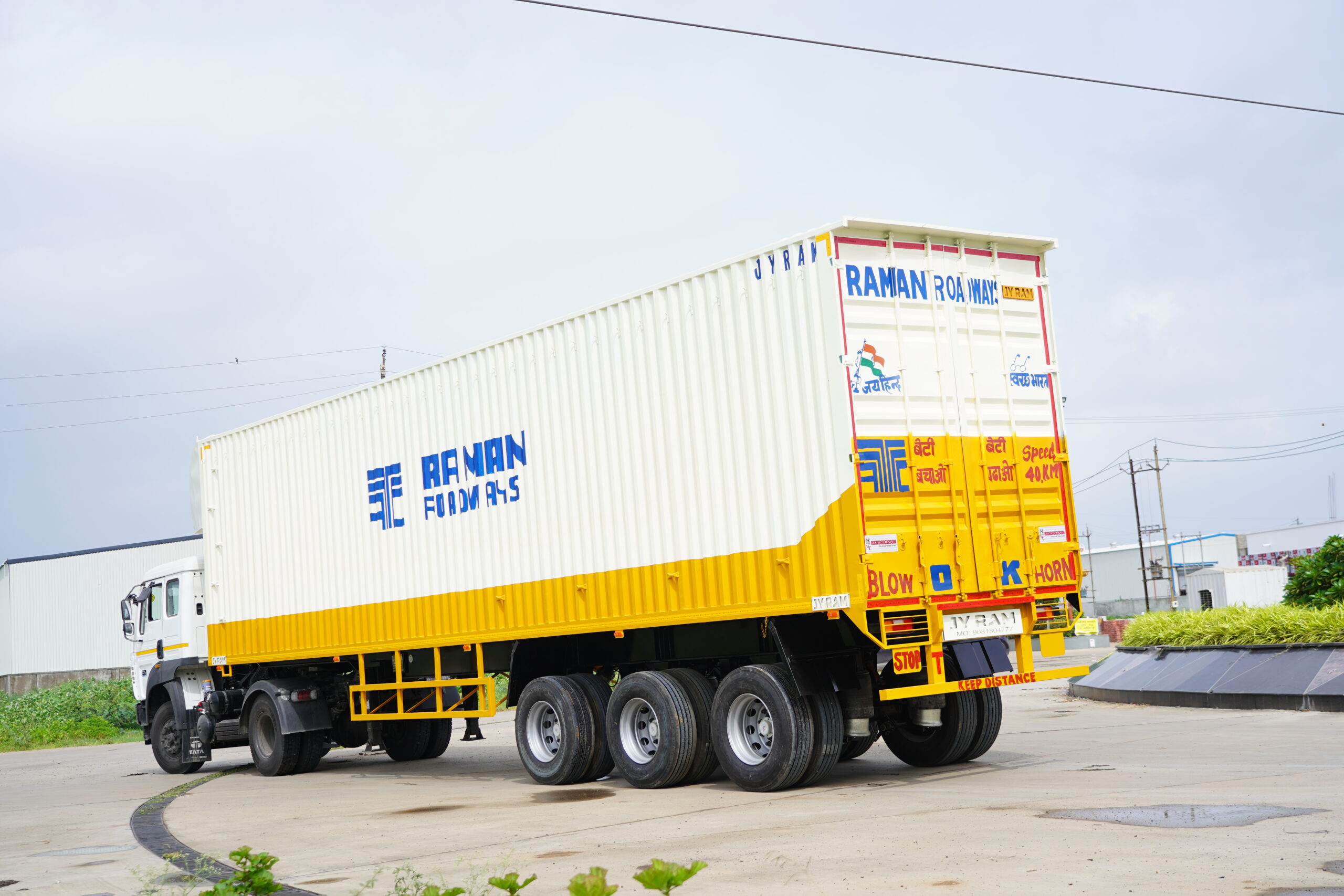 Container trailer